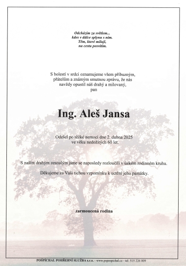Ing. Aleš Jansa