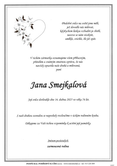 Jana Smejkalová