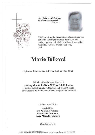 Marie Bílková Marie Bílková