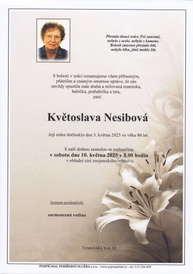 Květoslava Nesibová