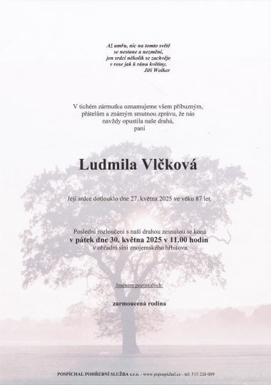 Ludmila Vlčková