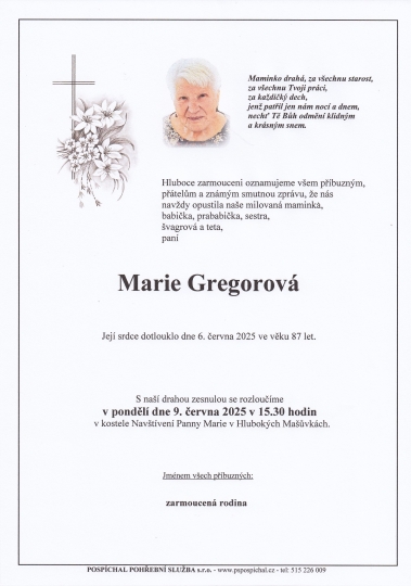 Marie Gregorová