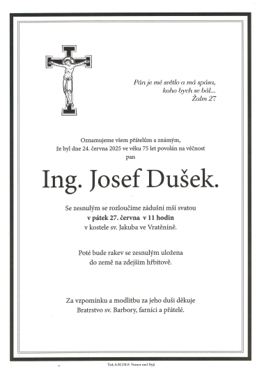 Ing. Josef Dušek