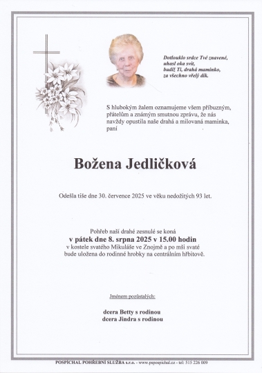 Božena Jedličková
