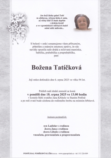 Božena Tatíčková