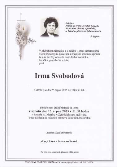 Irma Svobodová