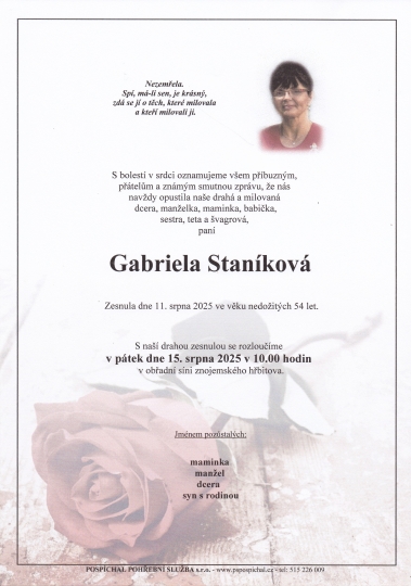 Gabriela Staníková Gabriela Staníková