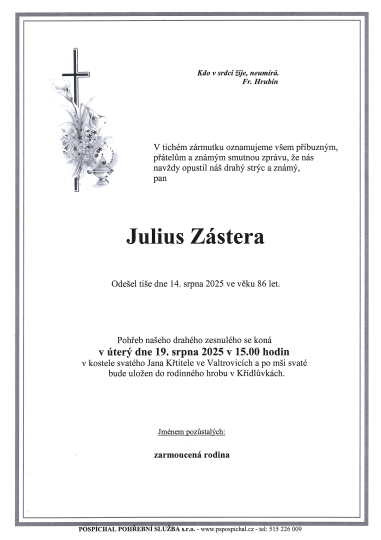 Julius Zástera