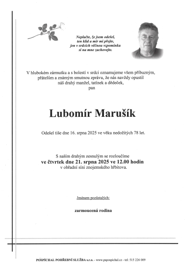Lubomír Marušík Lubomír Marušík