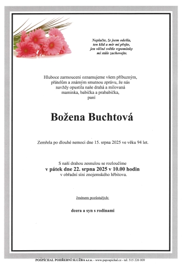 Božena Buchtová