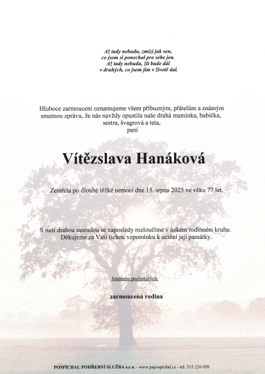 Vítězslava Hanáková