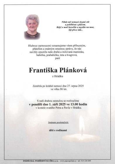 Františka Plánková