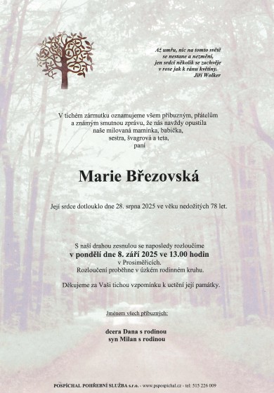 Marie Březovská