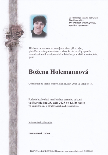 Božena Holcmannová
