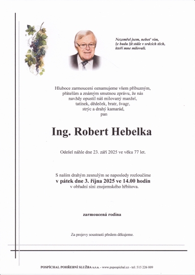 Ing. Robert Hebelka