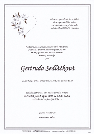 Gertruda Sedláčková
