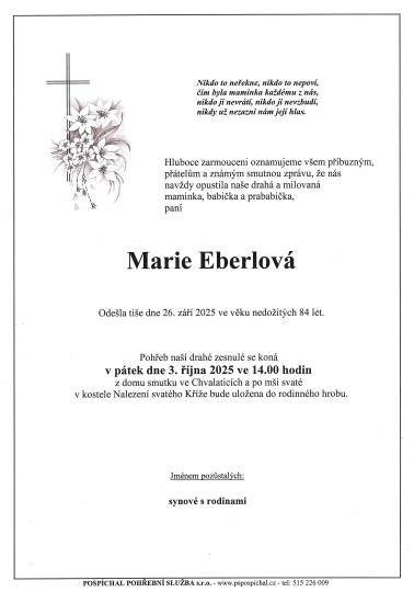 Marie Eberlová Marie Eberlová