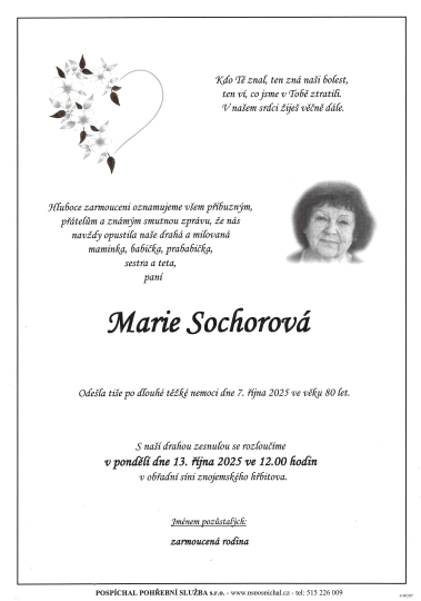 Marie Sochorová