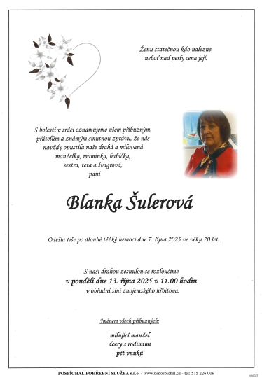 Blanka Šulerová