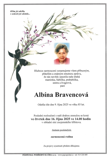 Albína Bravencová
