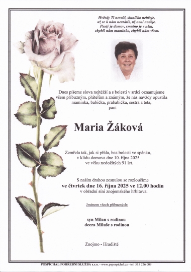Marie Žáková
