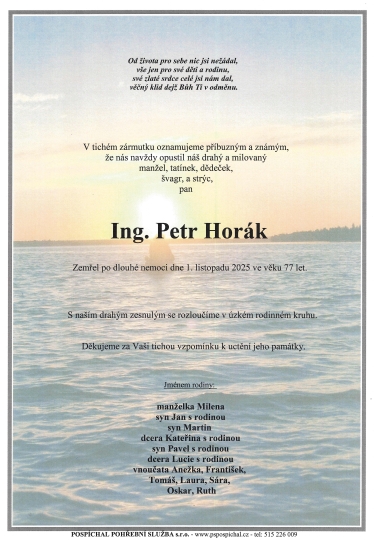 Ing. Petr Horák