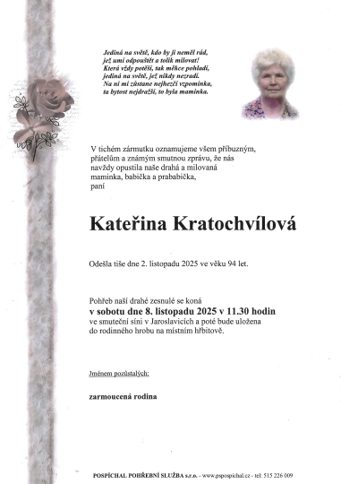 Kateřina Kratochvílová