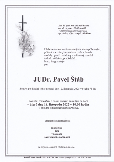 JUDr. Pavel Štáb