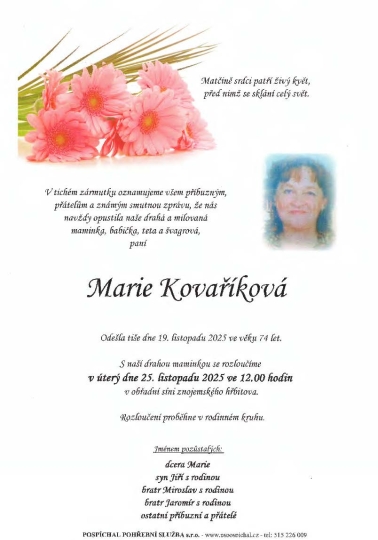 Marie Kováříková