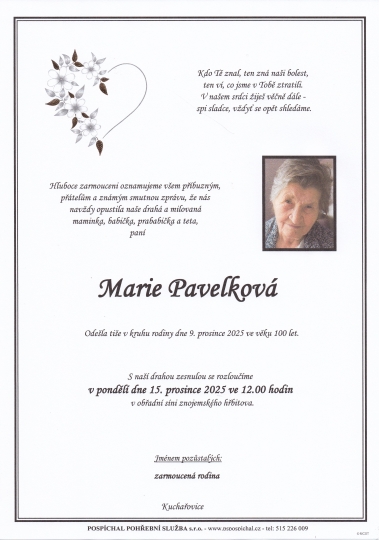 Marie Pavelková