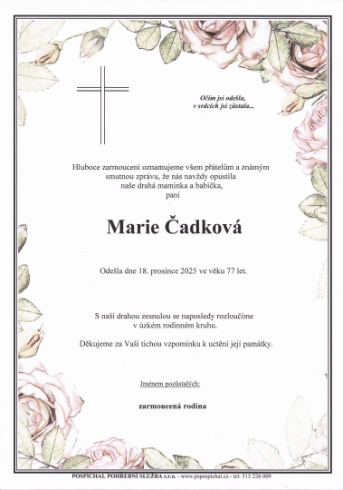 Marie Čadková