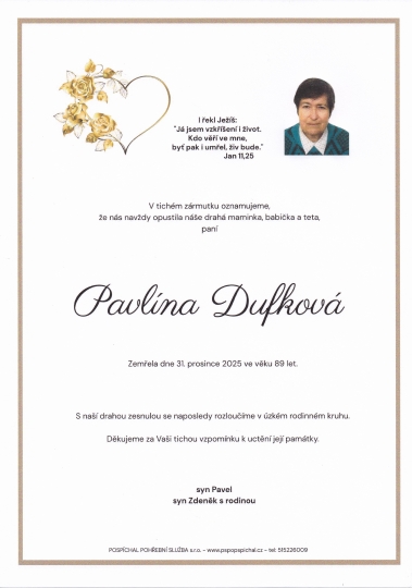 Pavlína Dufková