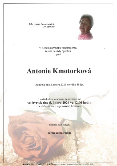 Antonie Kmotorková