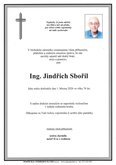 Ing. Jindřich Sbořil