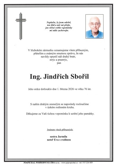 Ing. Jindřich Sbořil