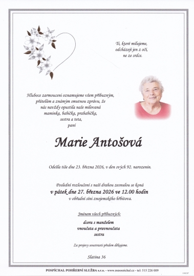 Marie Antošová