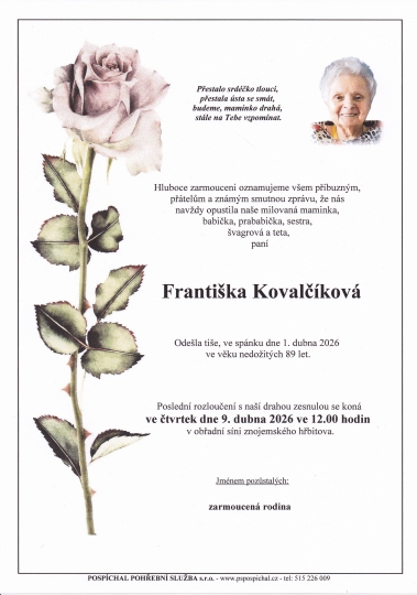 Františka Kovalčíková