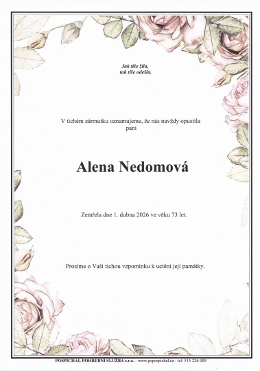 Alena Nedomová