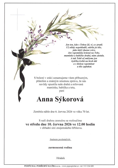 Anna Sýkorová