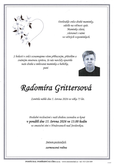 Radomíra Grittersová