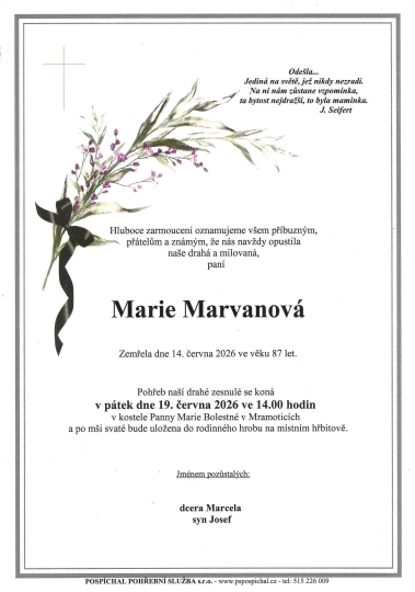 Marie Marvanová