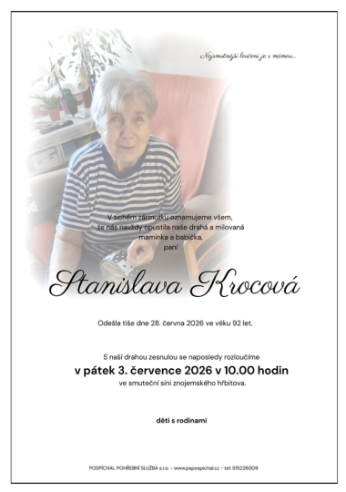 Stanislava Krocová