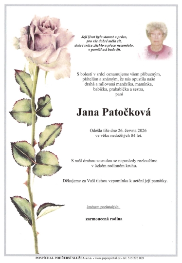 Jana Patočková