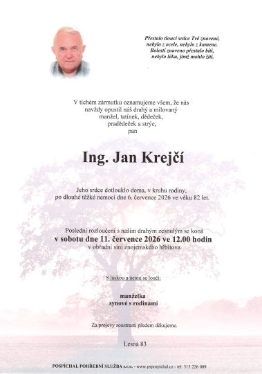 Ing. Jan Krejčí