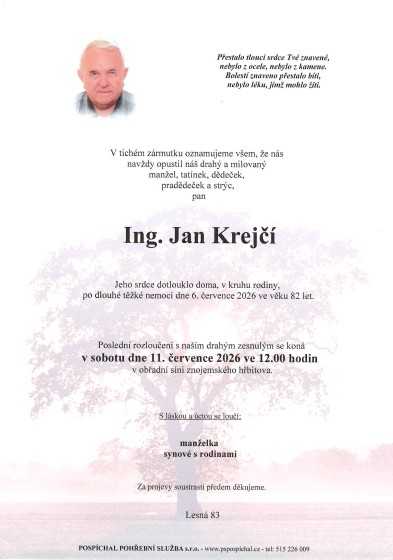 Ing. Jan Krejčí