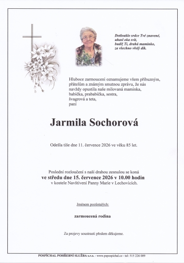 Jarmila Sochorová