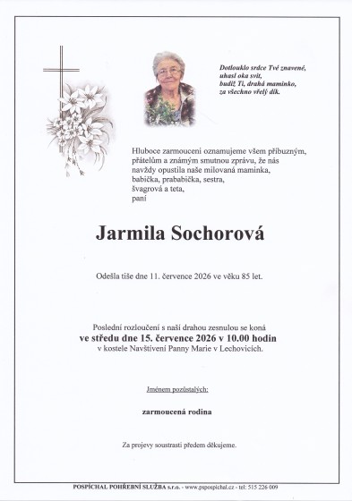 Jarmila Sochorová