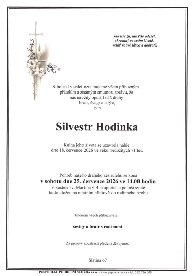 Silvestr Hodinka
