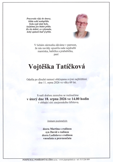 Vojtěška Tatíčková