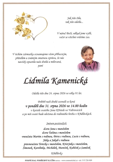 Lidmila Kamenická